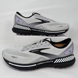 Brooks Adrenaline GTS 23 Womens Size 9.5 B Gray Athletic Running Shoes Sneakers